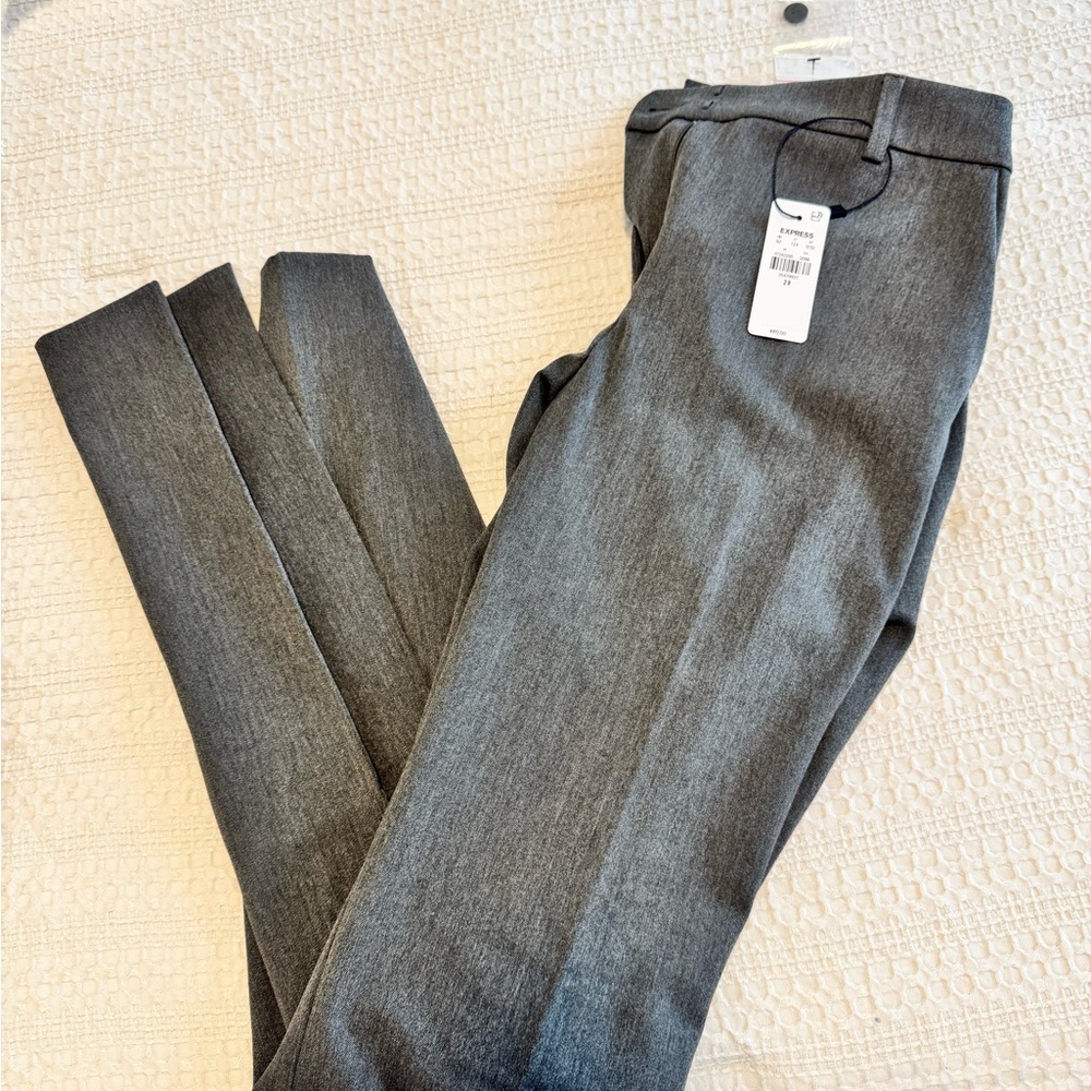 Express Charcoal Straight Leg Women's Jeans